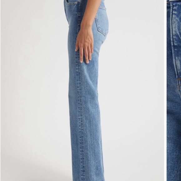 New Veronica Beard Crosbie High Waste Wide Leg Jeans - Picture 3 of 14